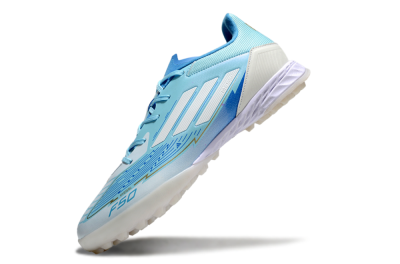 Adidas F50 Pro TF Football Shoes - Jade/White/Beige
