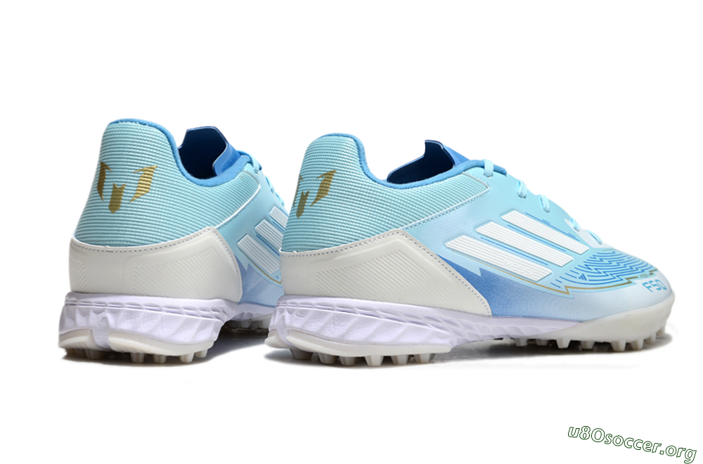 Adidas F50 Pro TF Football Shoes - Jade/White/Beige 6