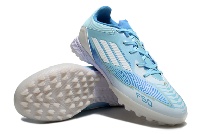 Adidas F50 Pro TF Football Shoes - Jade/White/Beige