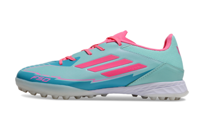 Adidas F50 Pro TF Football Shoes - Jade/Pink/White