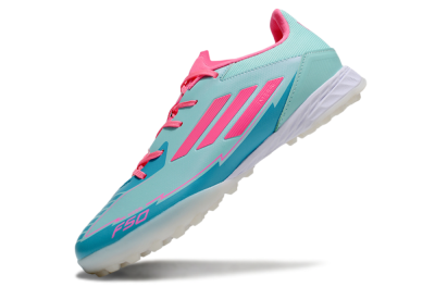 Adidas F50 Pro TF Football Shoes - Jade/Pink/White
