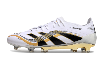 Adidas Predator Elite 25 FG Football Boots - White/Black/Gold