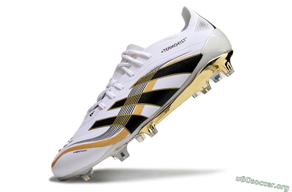 Adidas Predator Elite 25 FG Football Boots - White/Black/Gold 5