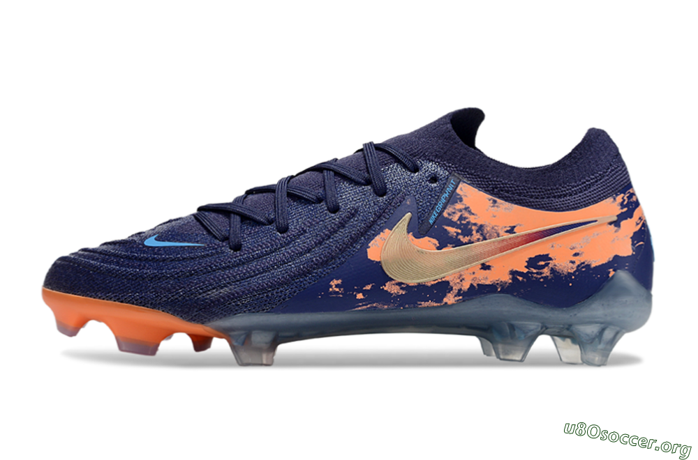 Nike Phantom Luna Elite FG Football Boots - Blue/White/Orange 3