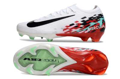 Nike Air Zoom Mercurial Vapor 16 Elite FG Football Boots - White/Black/Red
