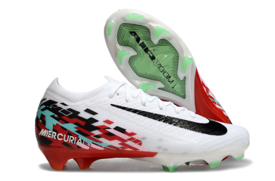 Nike Air Zoom Mercurial Vapor 16 Elite FG Football Boots - White/Black/Red
