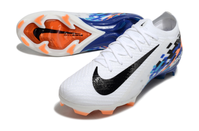 Nike Air Zoom Mercurial Vapor 16 Elite FG Football Boots - White/Black/Blue/Orange