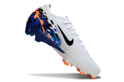 Nike Air Zoom Mercurial Vapor 16 Elite FG Football Boots - White/Black/Blue/Orange