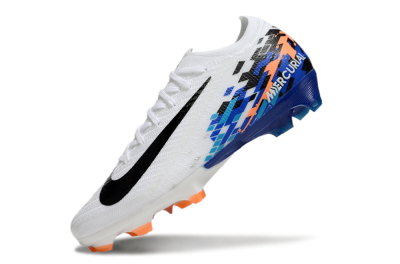 Nike Air Zoom Mercurial Vapor 16 Elite FG Football Boots - White/Black/Blue/Orange