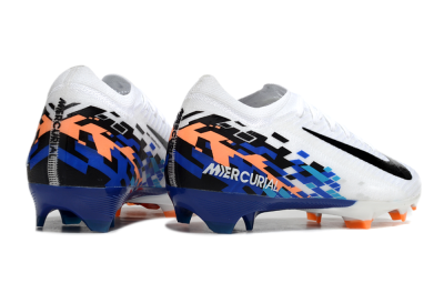 Nike Air Zoom Mercurial Vapor 16 Elite FG Football Boots - White/Black/Blue/Orange