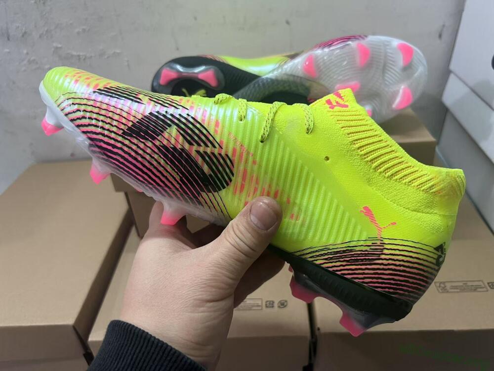 Puma Future 8 Ultimate FG Football Boots - Yellow/Pink/Black