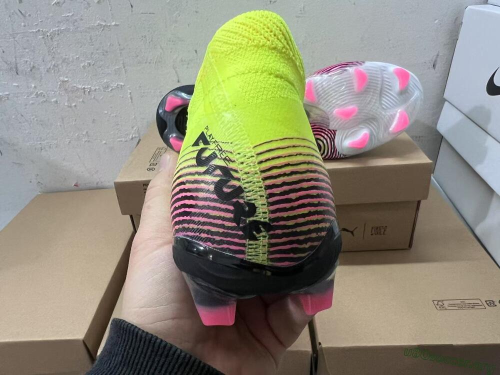 Puma Future 8 Ultimate FG Football Boots - Yellow/Pink/Black