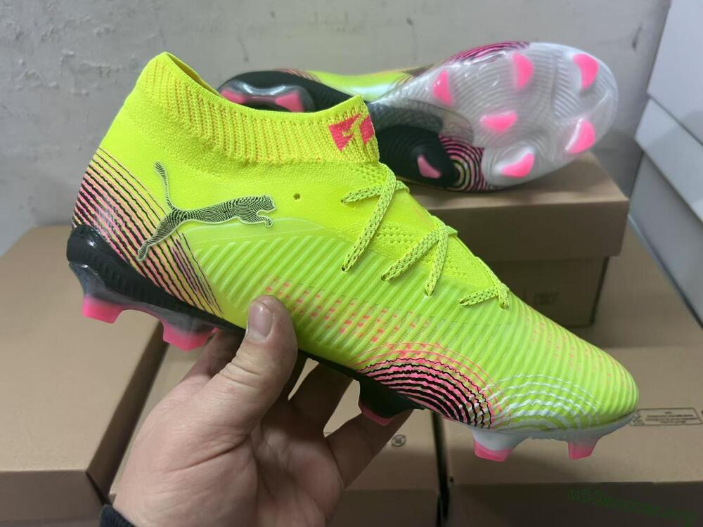 Puma Future 8 Ultimate FG Football Boots - Yellow/Pink/Black