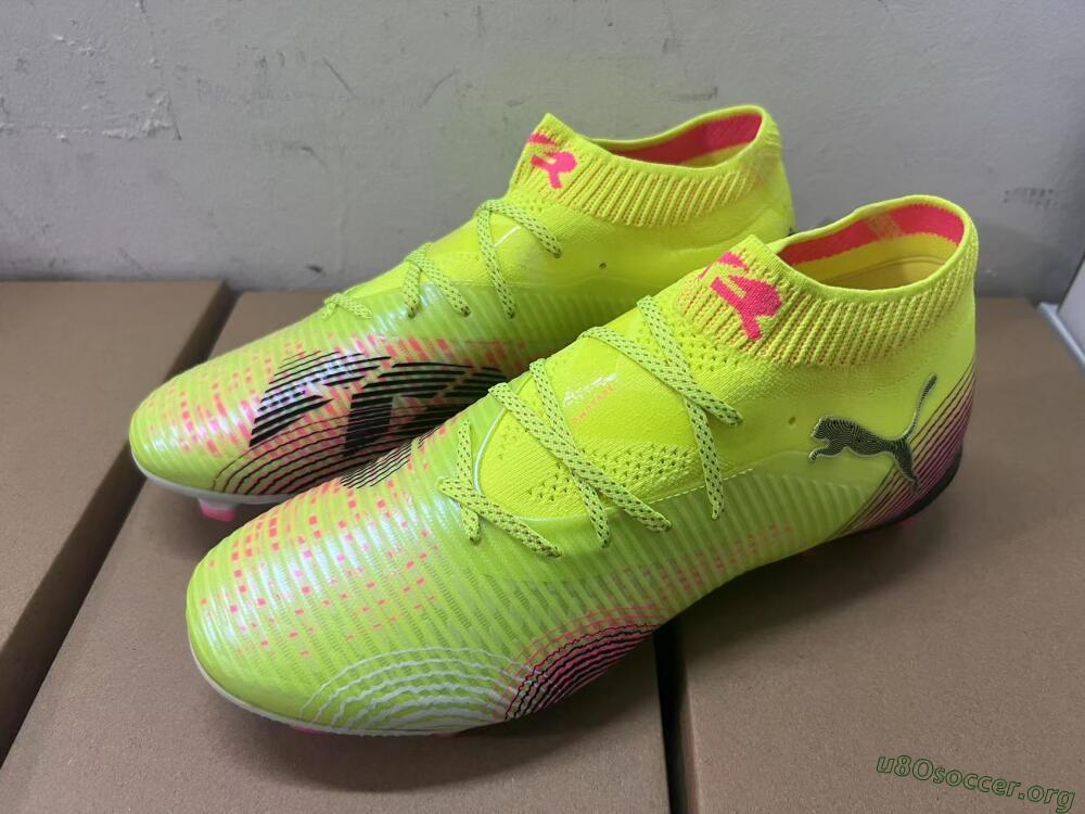Puma Future 8 Ultimate FG Football Boots - Yellow/Pink/Black