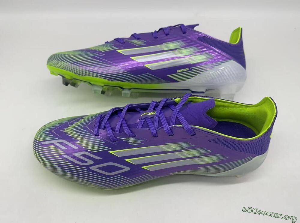 Adidas F50 Elite FG Football Boots - Purple/Yellow/Blue