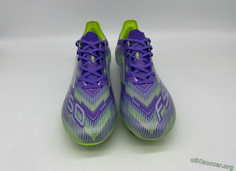 Adidas F50 Elite FG Football Boots - Purple/Yellow/Blue