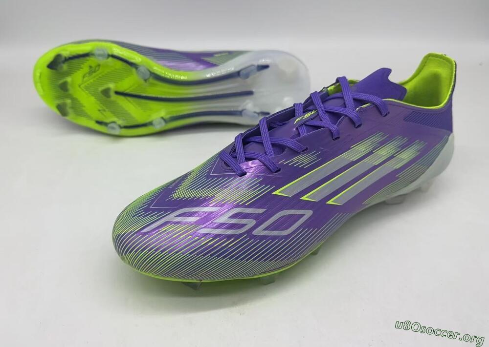 Adidas F50 Elite FG Football Boots - Purple/Yellow/Blue