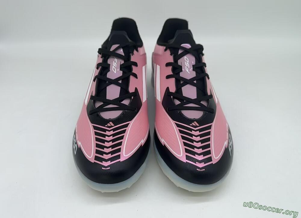 Adidas F50 Pro TF Football Shoes - Pink/Black/White