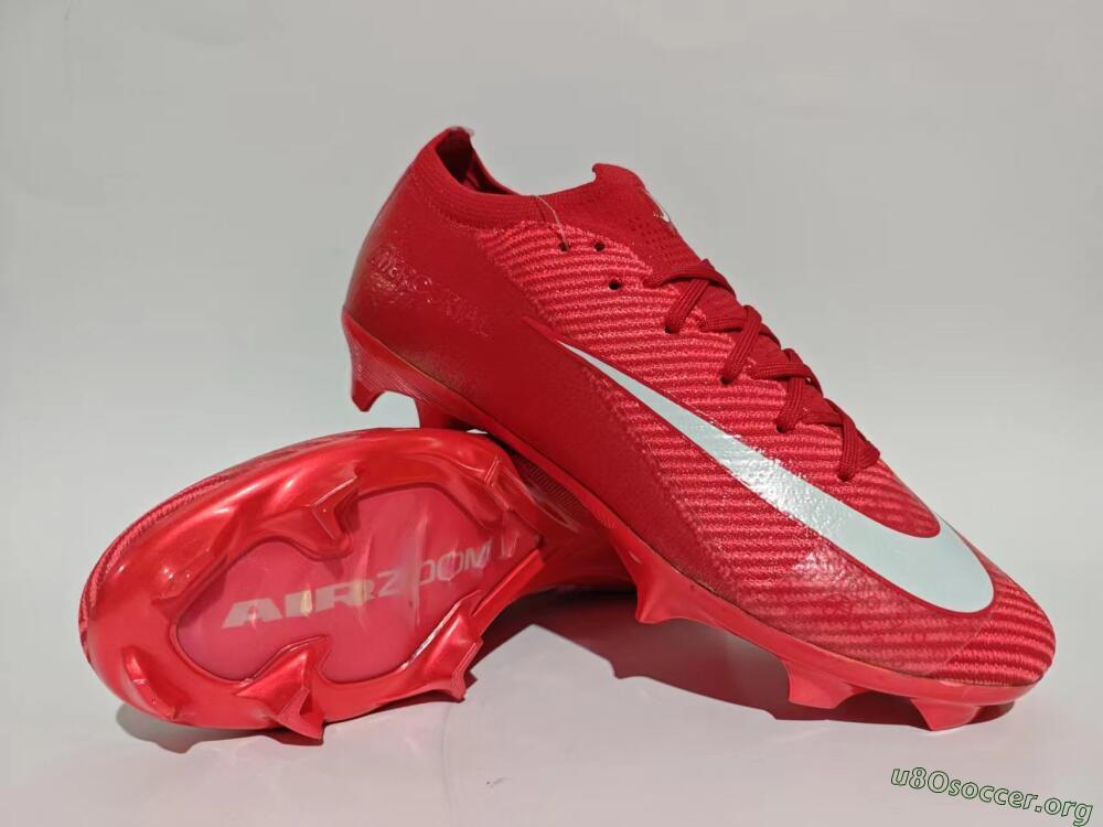 Nike Air Zoom Mercurial Vapor 16 Elite FG Football Boots - Red/White
