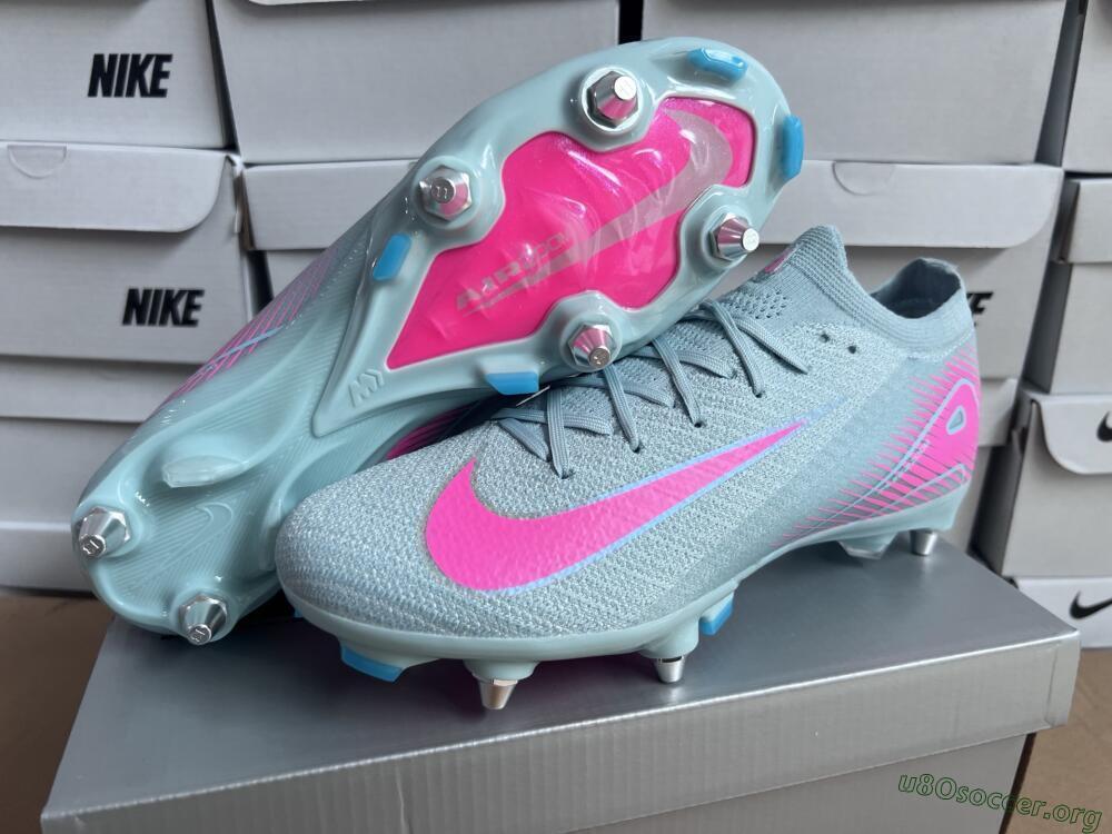 Nike Air Zoom Mercurial Vapor 16 Elite SG Football Boots - Jade/Pink