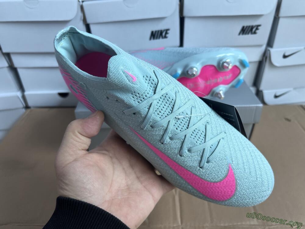 Nike Air Zoom Mercurial Vapor 16 Elite SG Football Boots - Jade/Pink