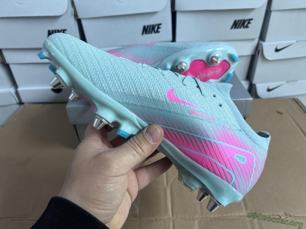 Nike Air Zoom Mercurial Vapor 16 Elite SG Football Boots - Jade/Pink