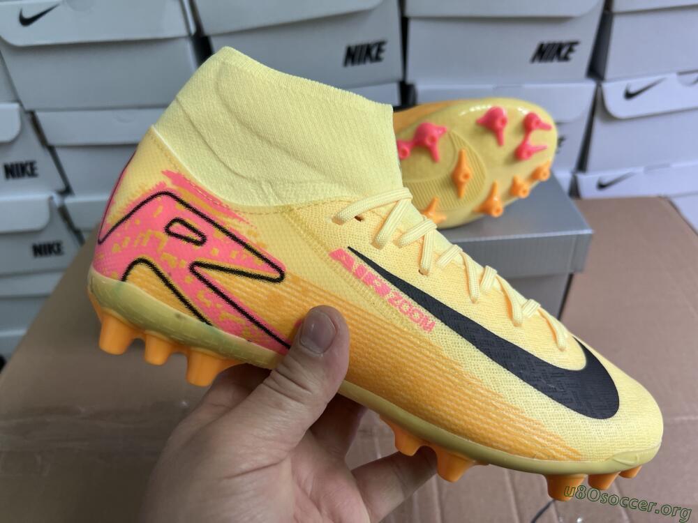 Nike Air Zoom Mercurial Superfly 10 Academy AG Football Boots - Yellow/Black/Red