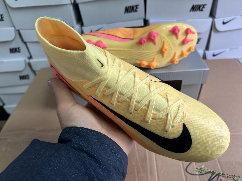 Nike Air Zoom Mercurial Superfly 10 Academy AG Football Boots - Yellow/Black/Red