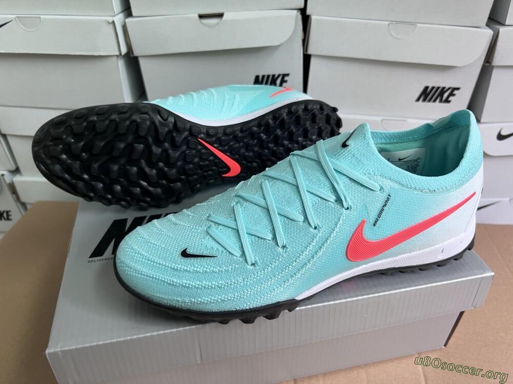 Nike Phantom Luna Elite TF Football Shoes - Jade/Red/White