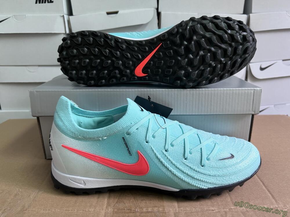 Nike Phantom Luna Elite TF Football Shoes - Jade/Red/White