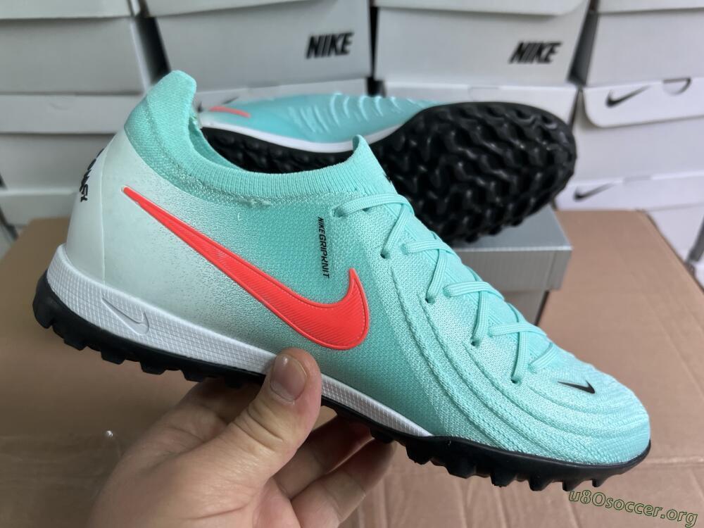 Nike Phantom Luna Elite TF Football Shoes - Jade/Red/White