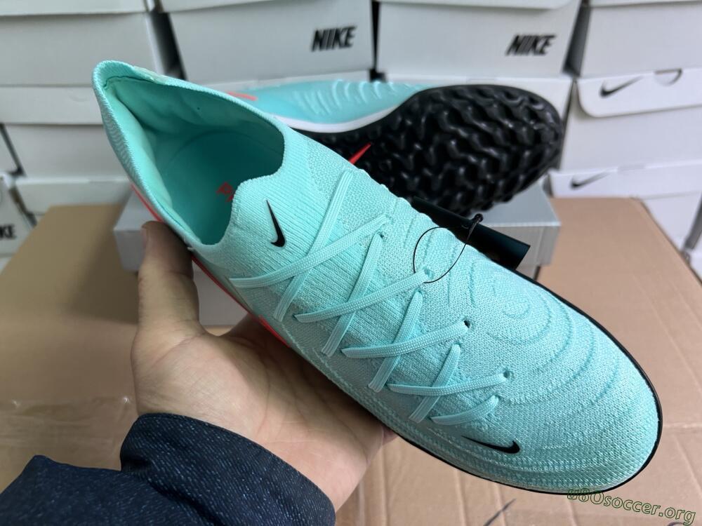 Nike Phantom Luna Elite TF Football Shoes - Jade/Red/White