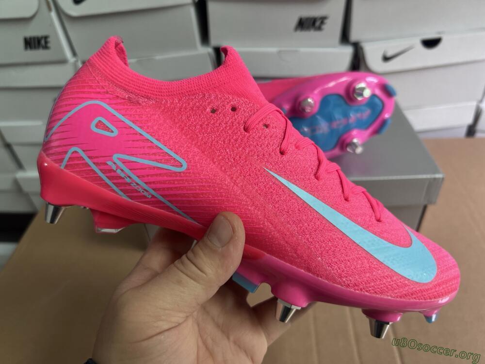 Nike Air Zoom Mercurial Vapor 16 Elite SG Football Boots - Pink/Jade