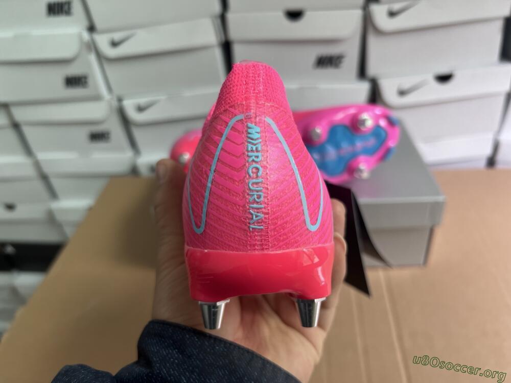 Nike Air Zoom Mercurial Vapor 16 Elite SG Football Boots - Pink/Jade