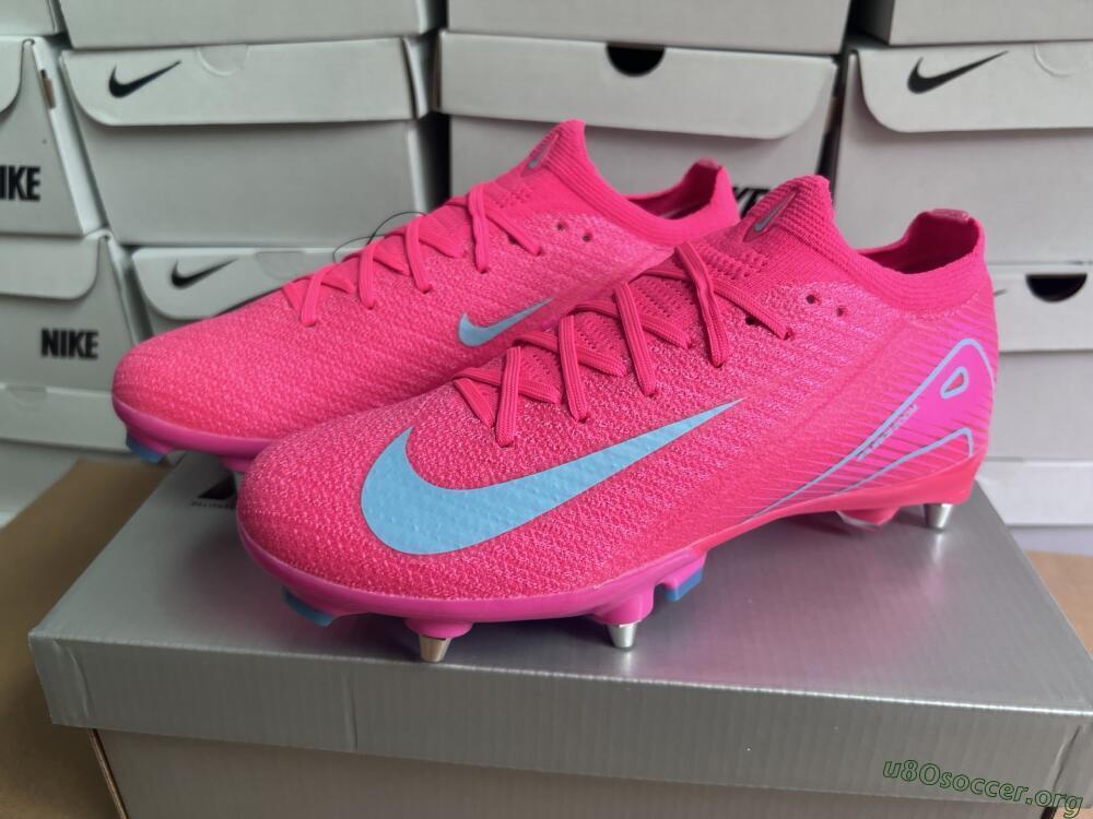 Nike Air Zoom Mercurial Vapor 16 Elite SG Football Boots - Pink/Jade
