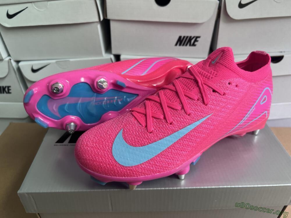 Nike Air Zoom Mercurial Vapor 16 Elite SG Football Boots - Pink/Jade