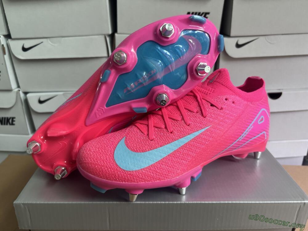 Nike Air Zoom Mercurial Vapor 16 Elite SG Football Boots - Pink/Jade