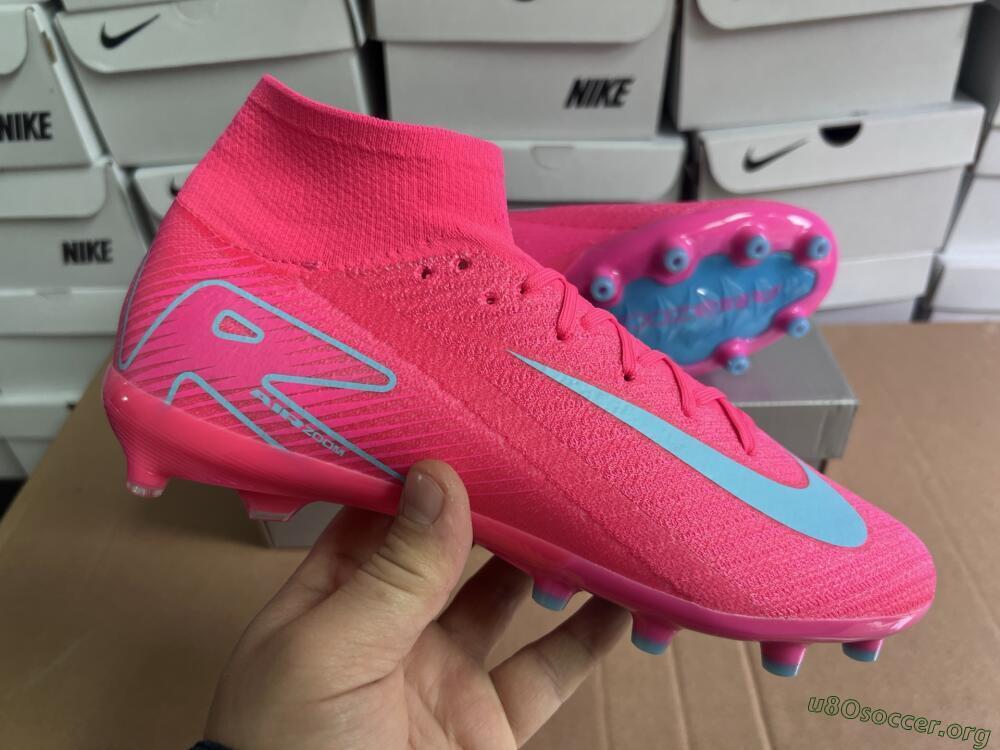 Nike Air Zoom Mercurial Superfly 10 Elite AG Football Boots - Pink/Jade