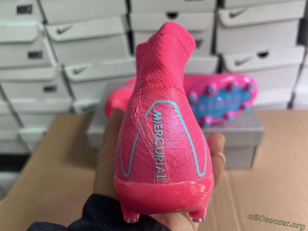 Nike Air Zoom Mercurial Superfly 10 Elite AG Football Boots - Pink/Jade
