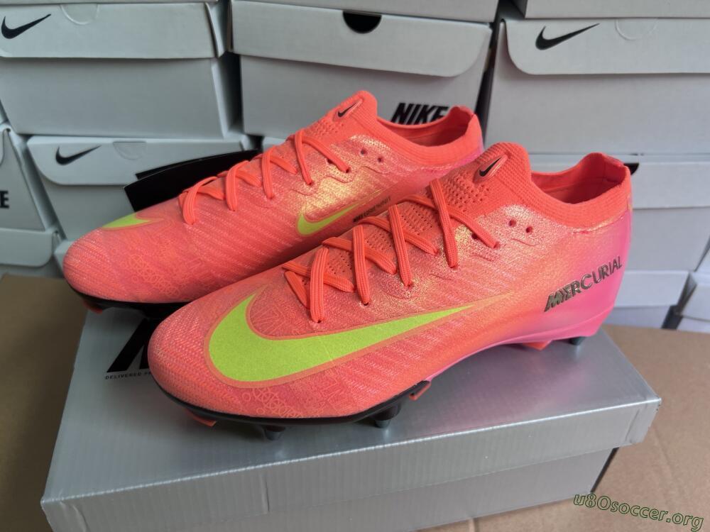 Nike Air Zoom Mercurial Vapor 16 Elite SG Football Boots - Red/Yellow/Black