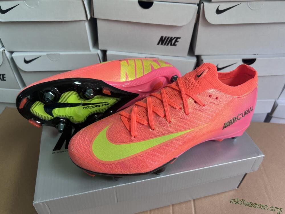 Nike Air Zoom Mercurial Vapor 16 Elite SG Football Boots - Red/Yellow/Black