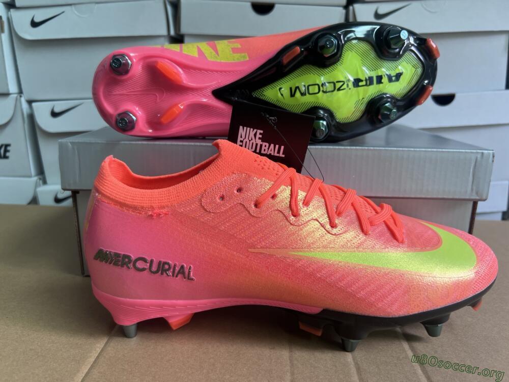 Nike Air Zoom Mercurial Vapor 16 Elite SG Football Boots - Red/Yellow/Black