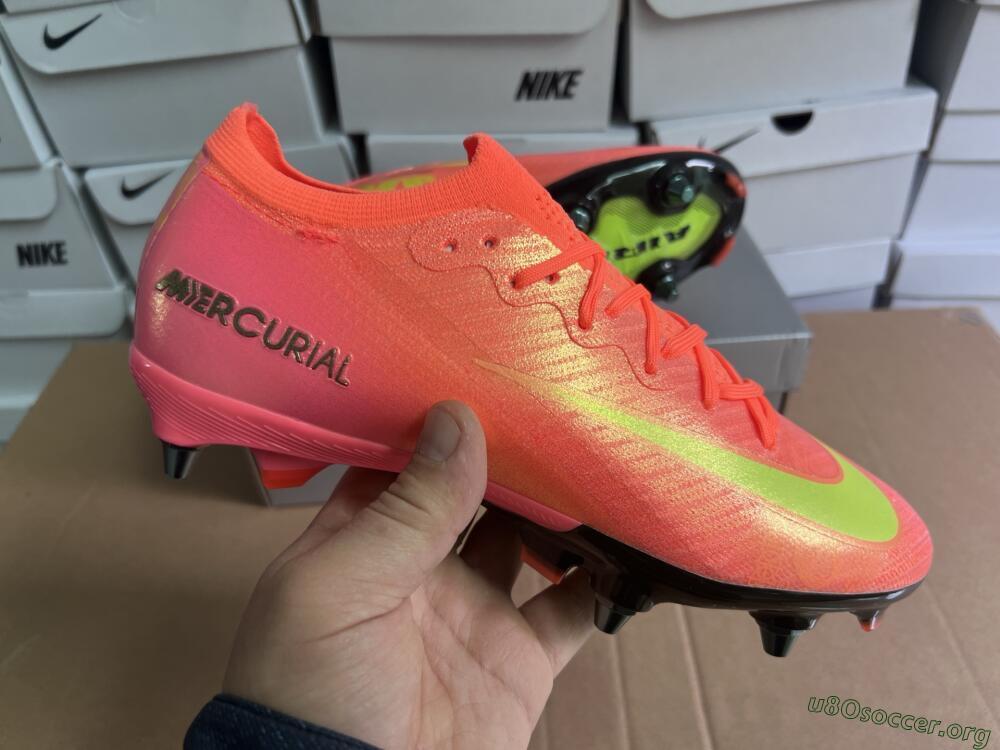 Nike Air Zoom Mercurial Vapor 16 Elite SG Football Boots - Red/Yellow/Black
