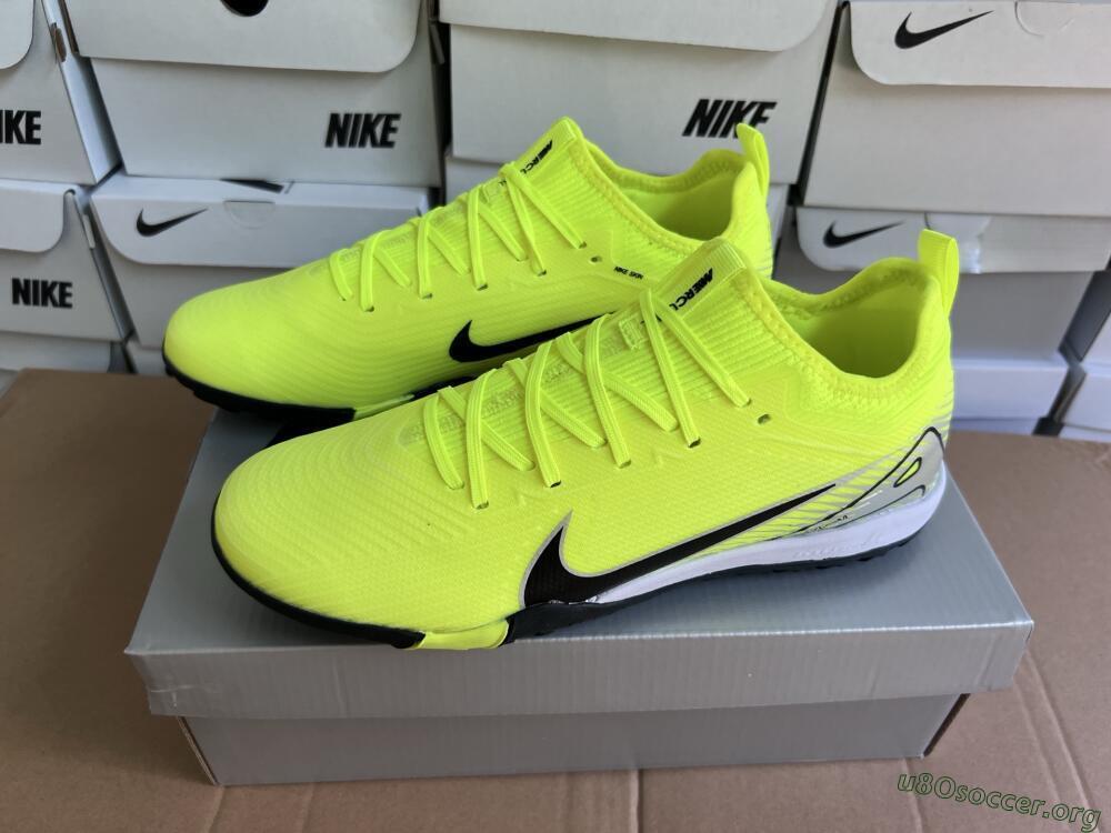 Nike Air Zoom Mercurial Vapor 16 Elite TF Football Shoes - Yellow/Black/Silver
