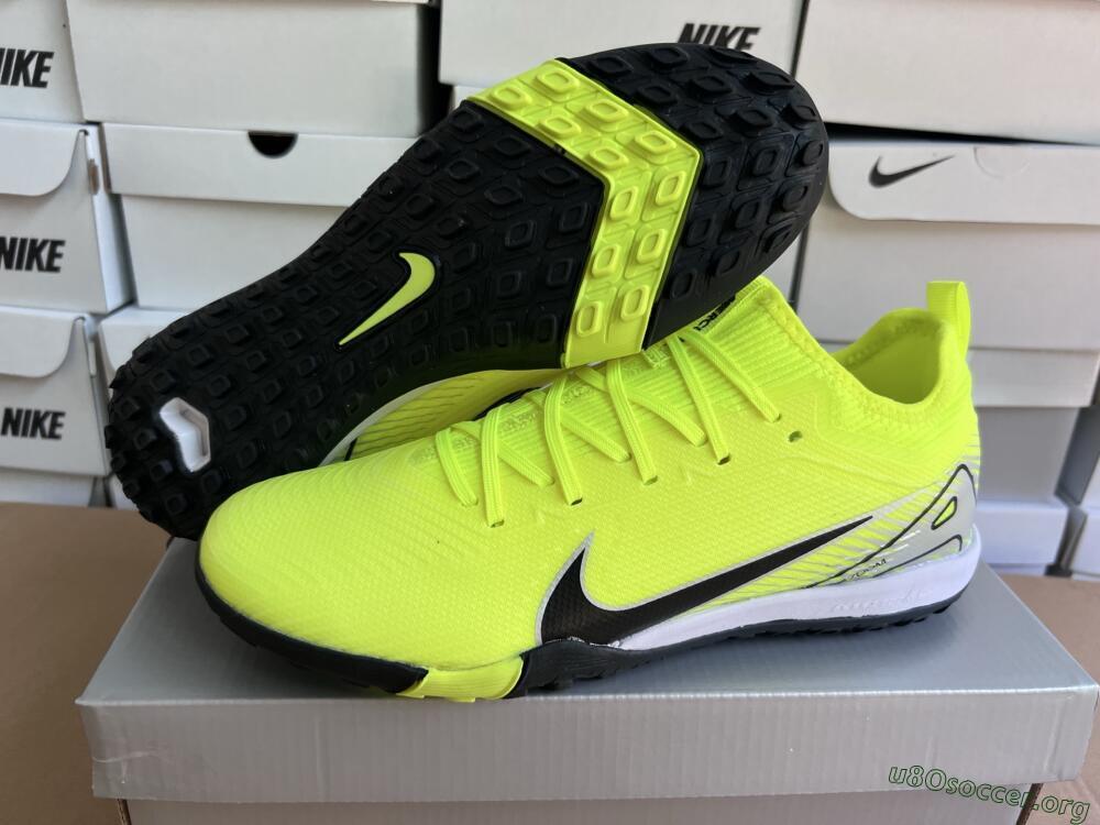 Nike Air Zoom Mercurial Vapor 16 Elite TF Football Shoes - Yellow/Black/Silver