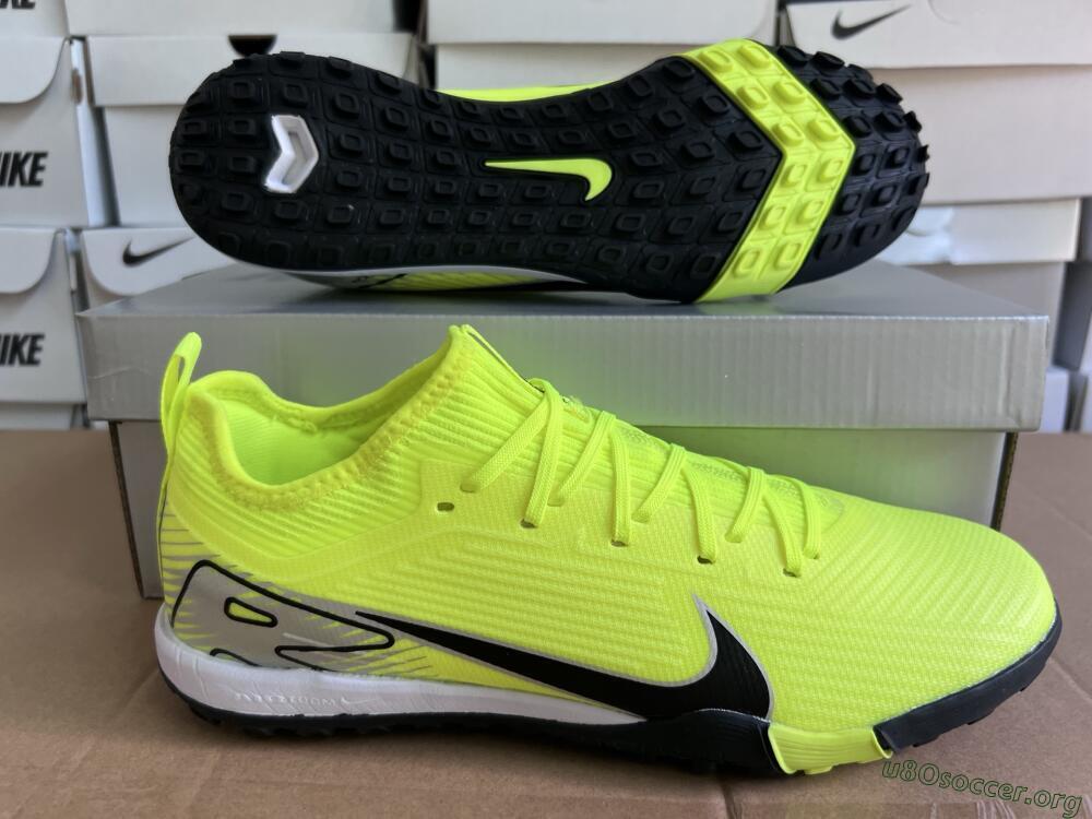 Nike Air Zoom Mercurial Vapor 16 Elite TF Football Shoes - Yellow/Black/Silver
