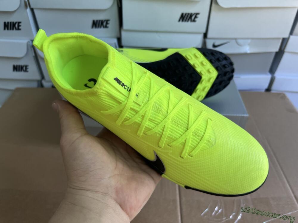 Nike Air Zoom Mercurial Vapor 16 Elite TF Football Shoes - Yellow/Black/Silver