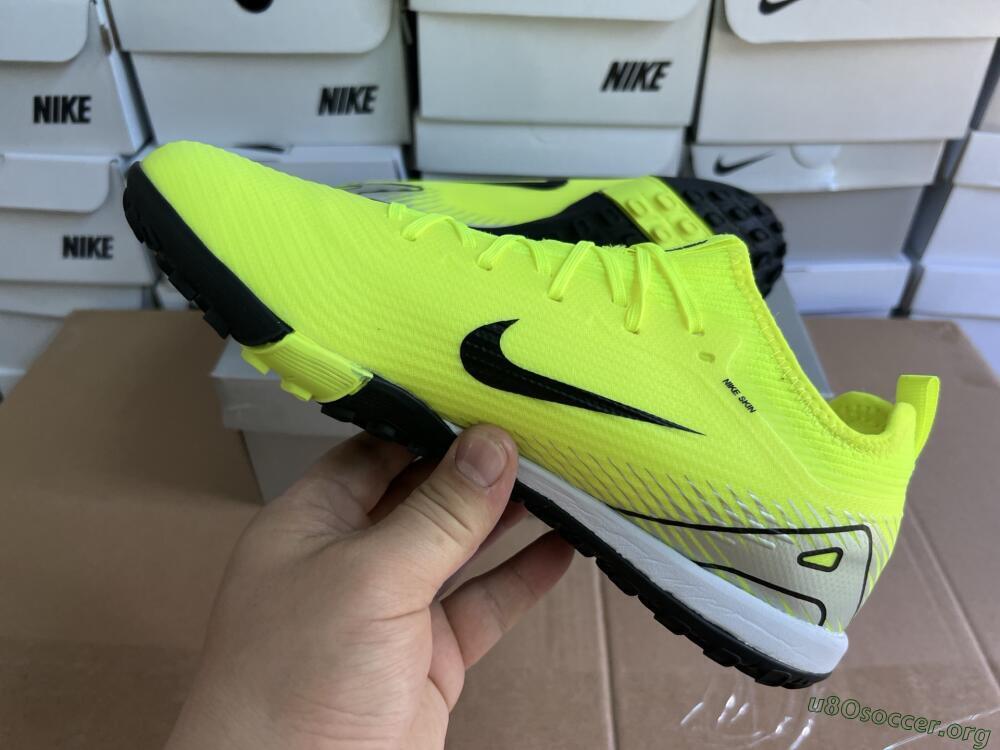Nike Air Zoom Mercurial Vapor 16 Elite TF Football Shoes - Yellow/Black/Silver