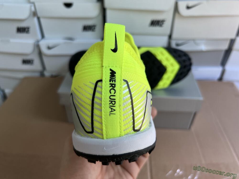 Nike Air Zoom Mercurial Vapor 16 Elite TF Football Shoes - Yellow/Black/Silver
