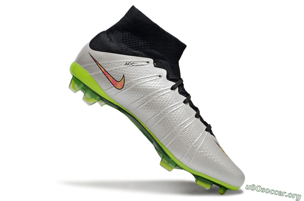 Nike Mercurial Superfly 4 CR7 FG Football Boots - Silver/Pink/Black/Yellow 4